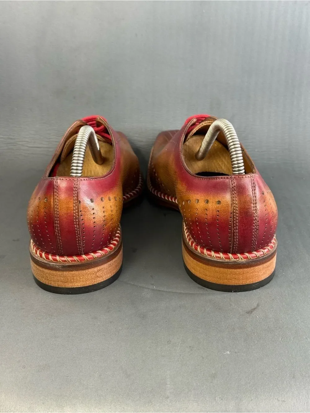 JOSE REAL VELOCE CUOIO ENGLAND OXFORD shoes men’s size 8 (41)